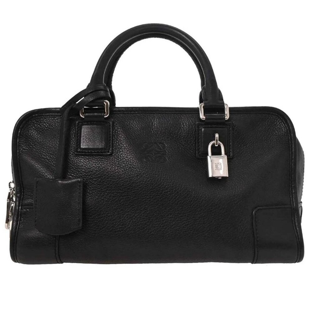 Loewe Black Leather Amazona 28 Handbag 051109 144982